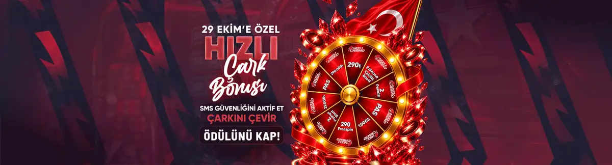Hızlıcasino Hızlı Çark Bonusu